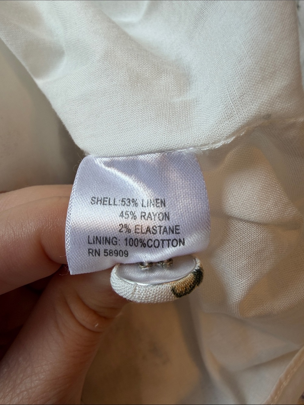 ANTONIO MELANI Linen Blend Floral Cottagecore Prairie Daniela Midi Dress 8 - Picture 10 of 11